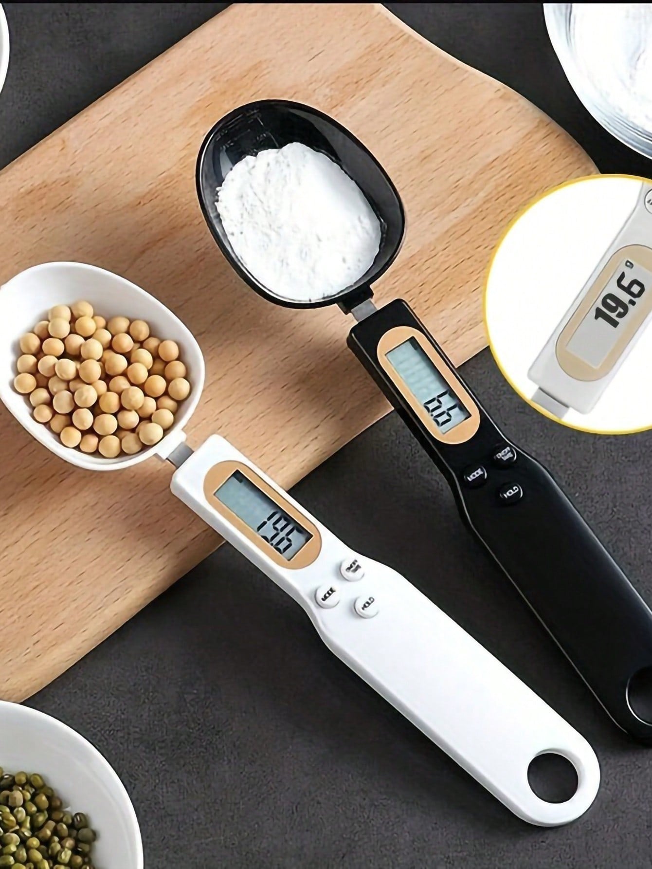 1 pezzo Cucchiaio bilancia digitale da cucina Accu-Measure - Display LCD