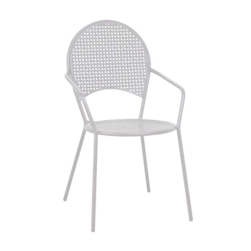 Poltrona ivrea ferro bianco