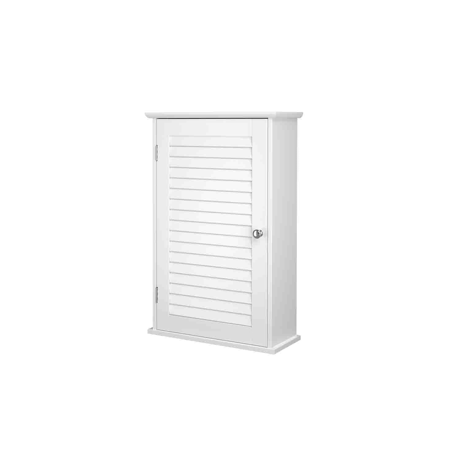 Armadietto da Muro per Bagno da Parete con  Anta a Persiana