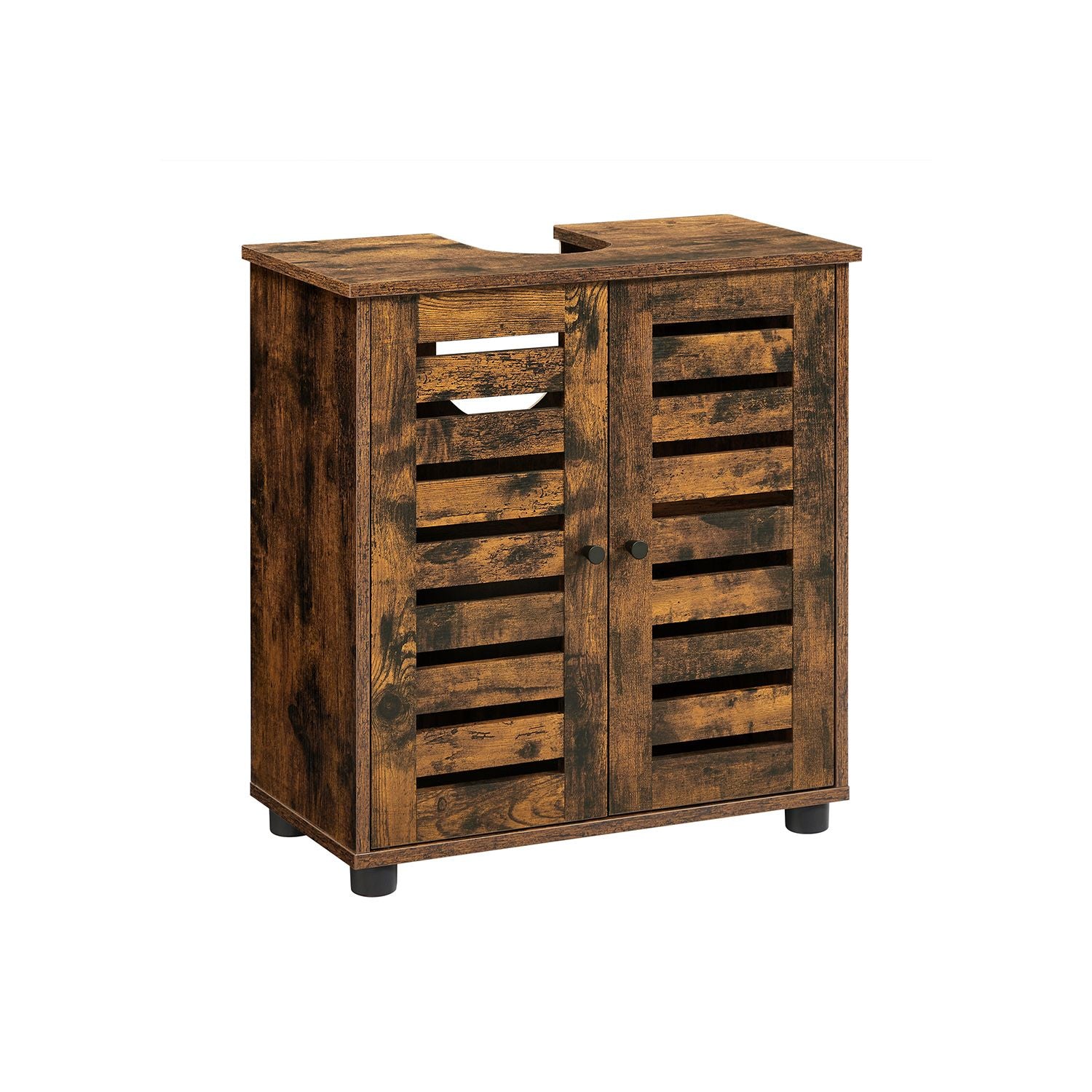 Mobile Sottolavabo 60 x 30 x 60 cm Marrone Vintage