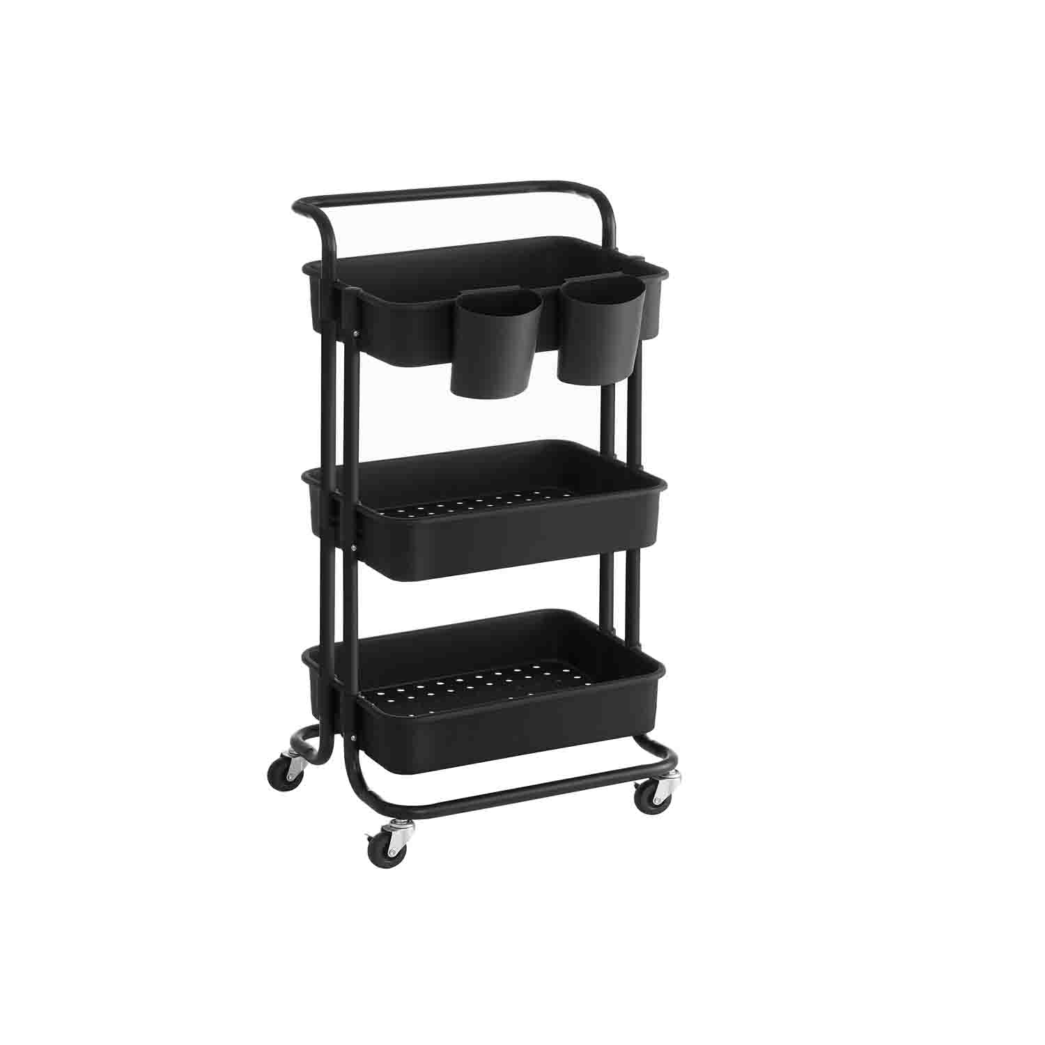 Carrello Scorrevole Trolley a 3 Livelli