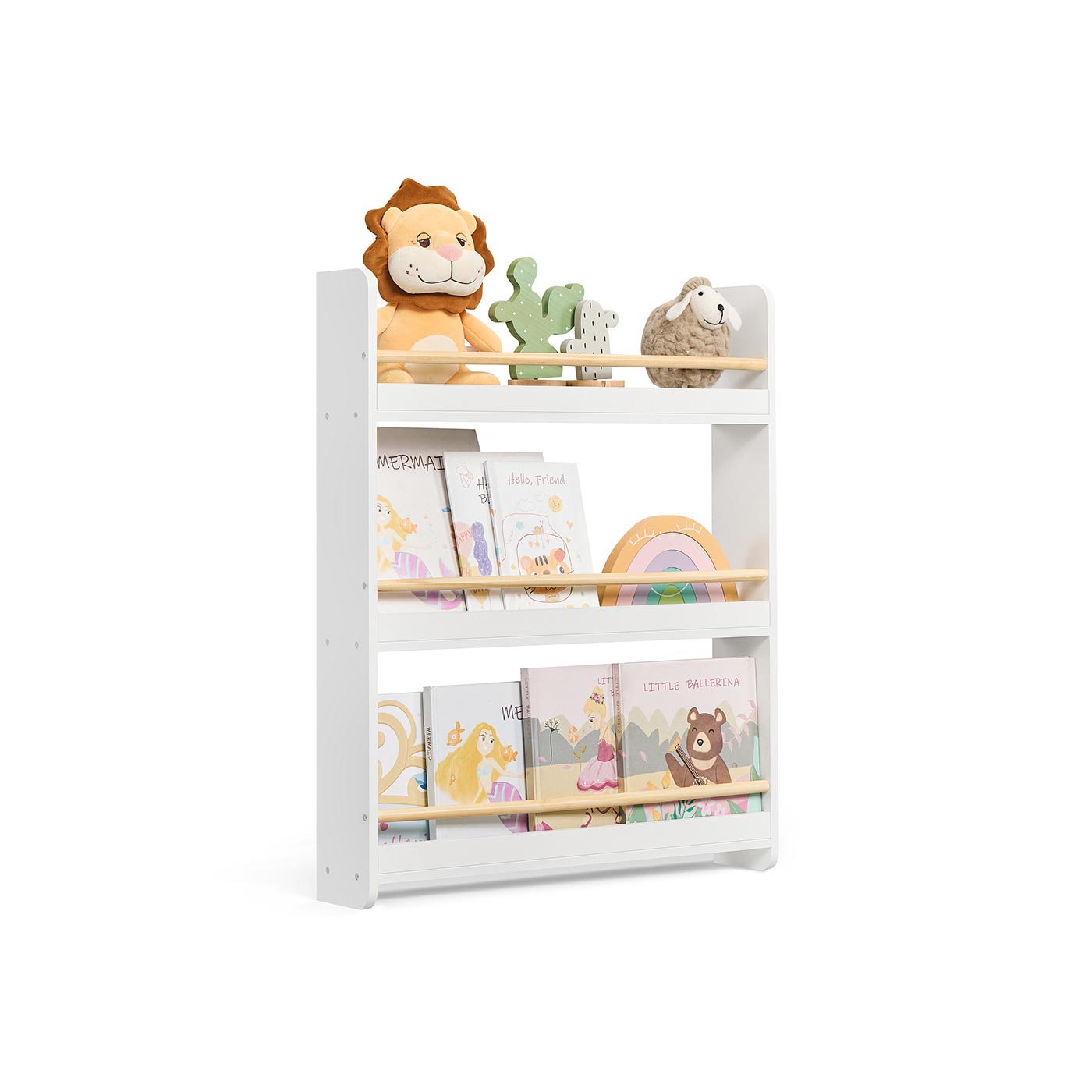 Libreria per bambini a parete multistrato