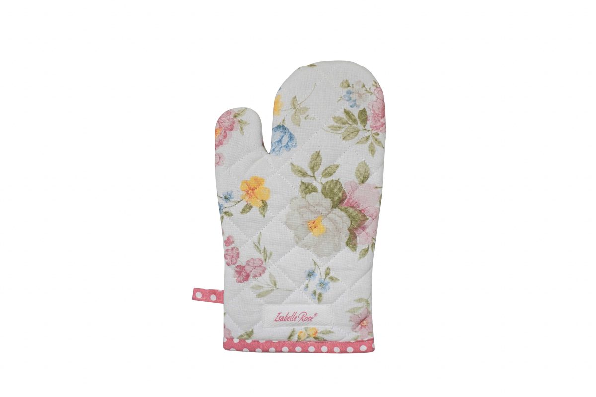 Guanto da forno English Garden Isabelle Rose