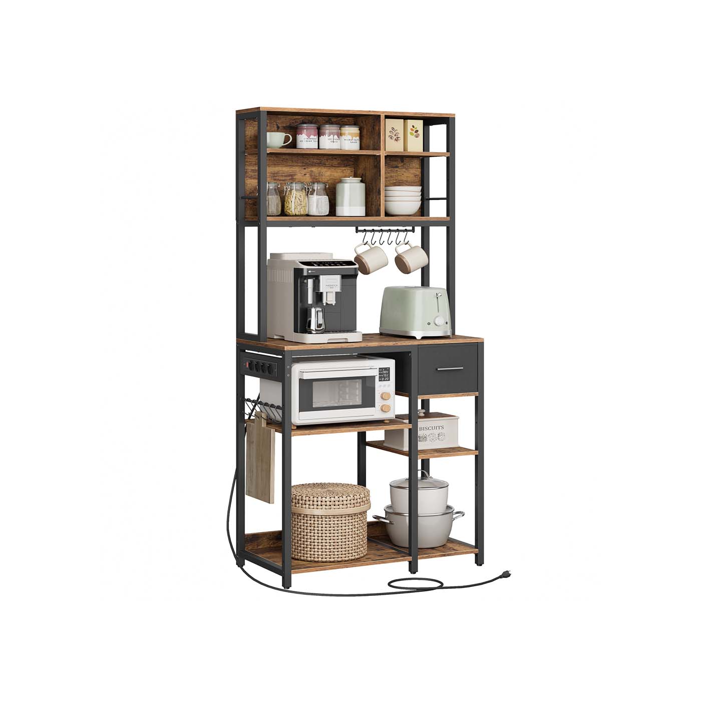 Scaffale Cucina con Multipresa