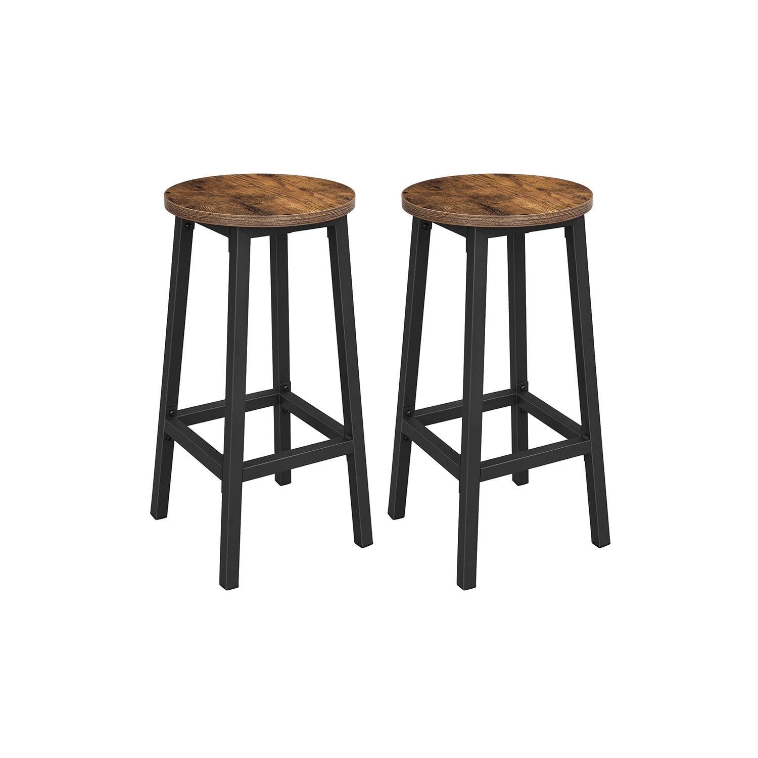 Sgabelli da Bar con Struttura in Acciaio Resistente