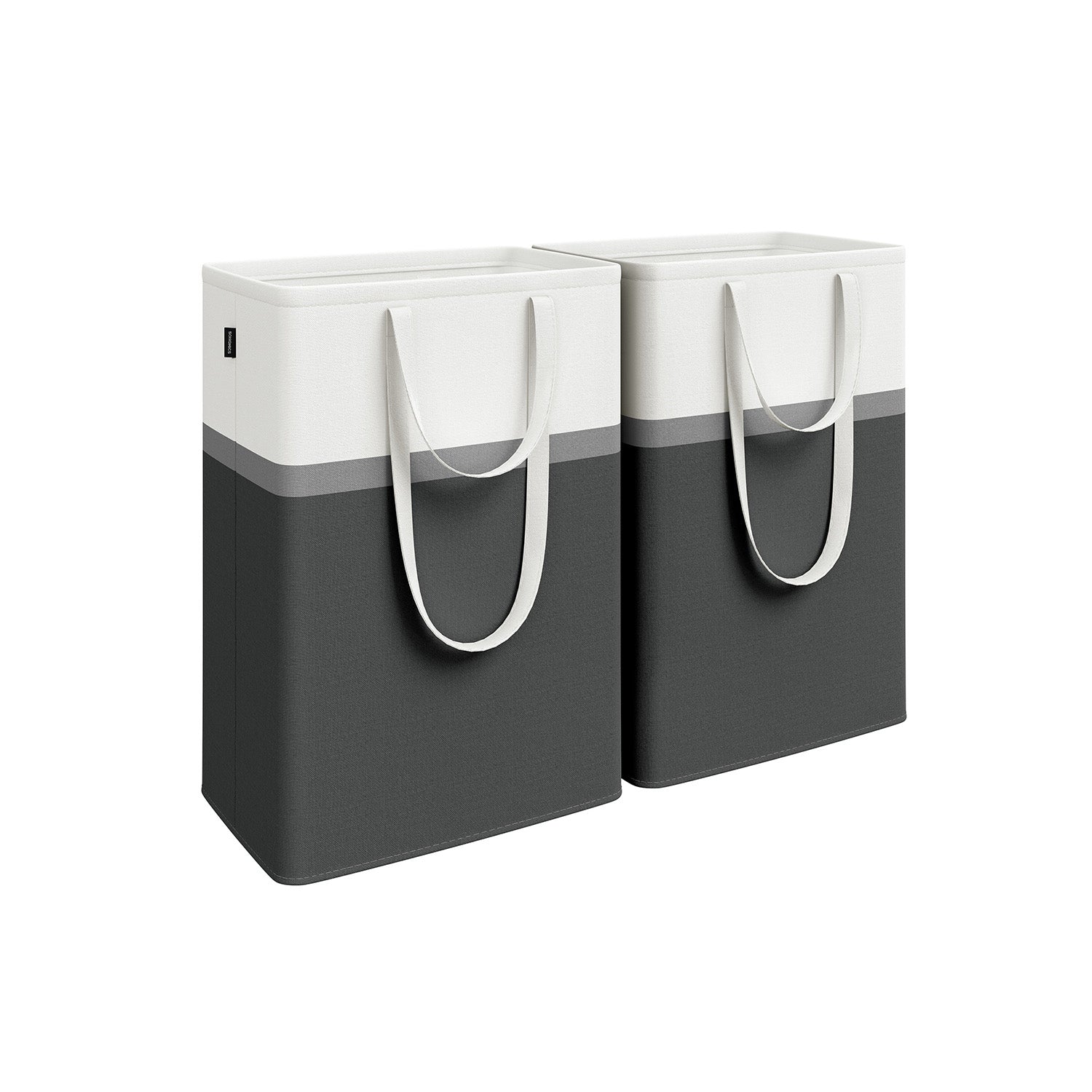 Cesti Portabiancheria Pieghevoli con Maniglie Corte e Lunghe Facili da Pulire