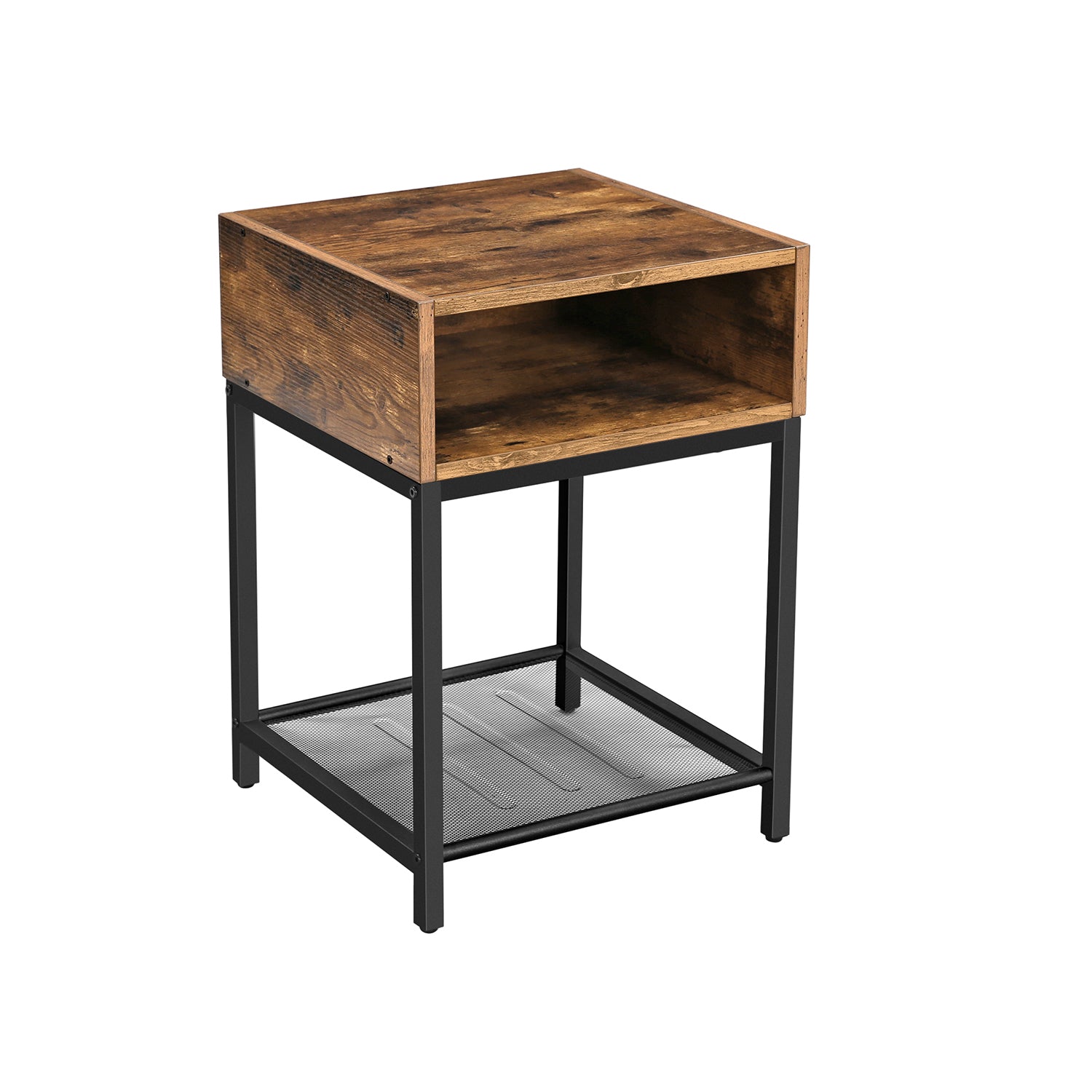 Comodino con Scomparto Aperto