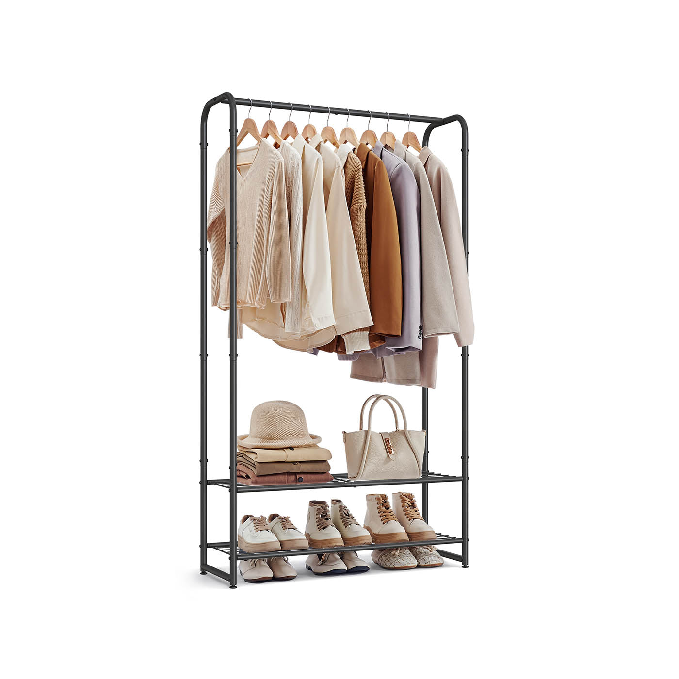 Stand Appendiabiti da Terra in Metallo