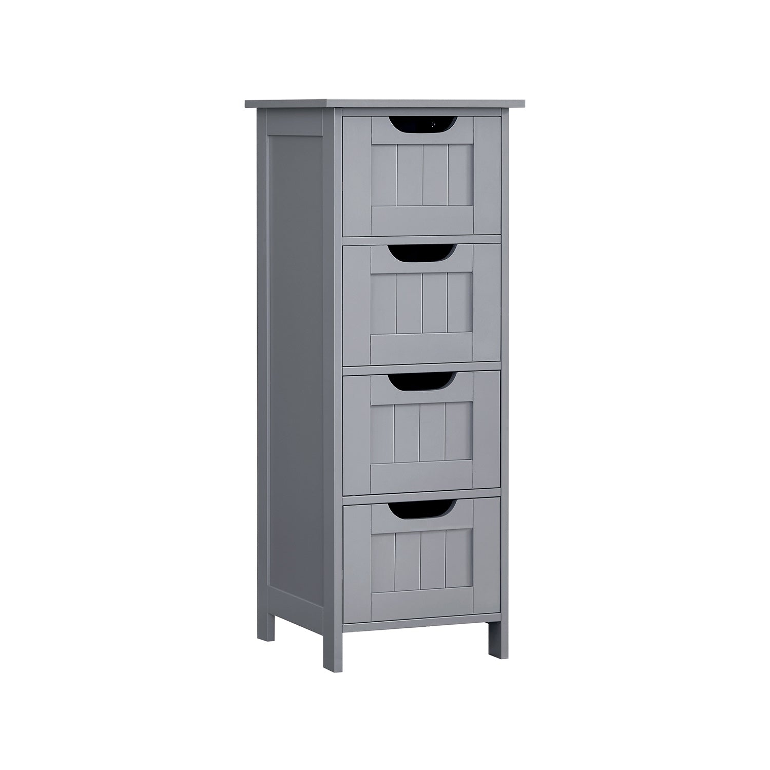 Mobile da Bagno, Cassettiera, con 4 Cassetti, 30 x 30 x 82 cm