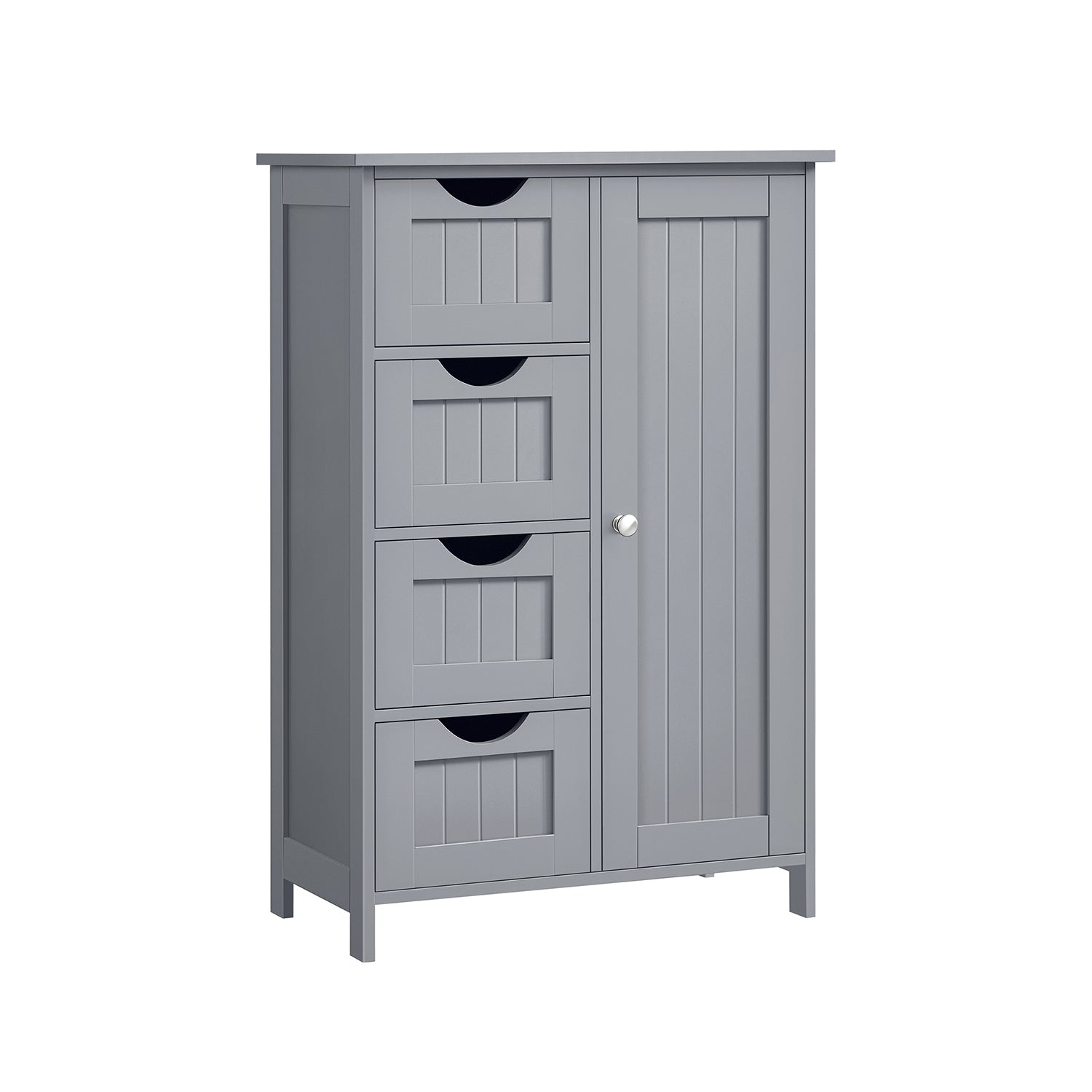 Mobile da Bagno, con 4 Cassetti, 30 x 55 x 82 cm