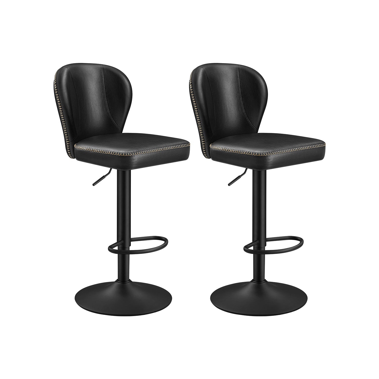 EKHO Collezione Sgabelli Cucina Girevoli PU con Cucitura