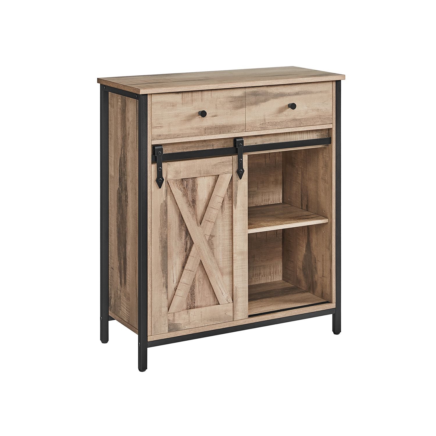 Credenza, Mobile da Cucina,con Anta Scorrevole, 30 x 70 x 80 cm
