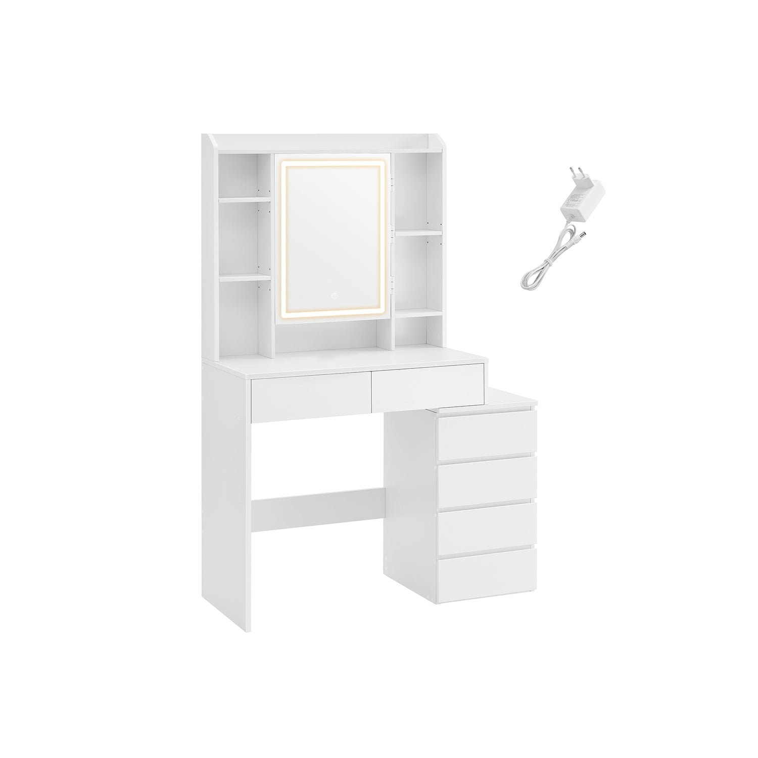 Toeletta con Luci LED Bianco Nuvola