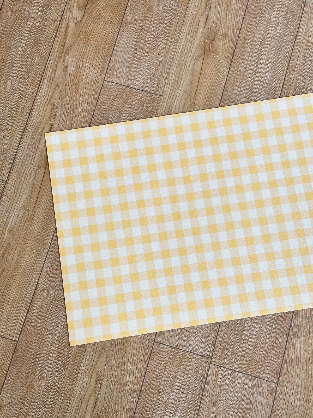 Tappeto in vinile Vicky Giallo