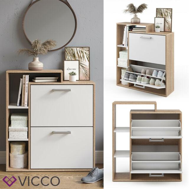 Scarpiera a ribalta Vicco Orlando 2 vani - Scarpiera Cassettiera per scarpe