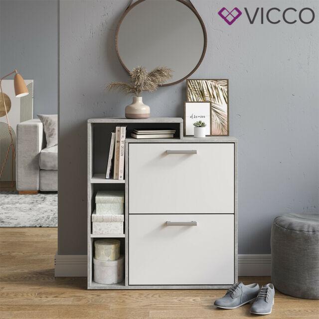 Scarpiera a ribalta Vicco Orlando 2 vani Scarpiera Cassettiera per scarpe